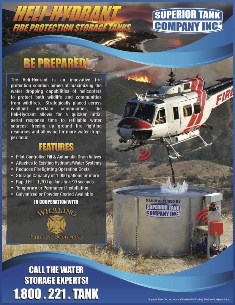 Discover the Heli-Hydrant, an innovative helicopter water filling and storage system for fire protection. Perfect for Products - Rural Electric applications, it offers reliable features, key benefits, and easy contact options for your safety needs.